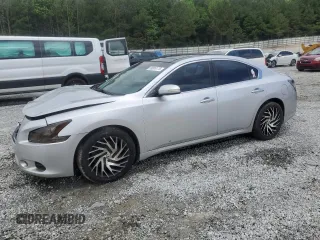 2012 Nissan Maxima SV with VIN 1N4AA5AP8CC864734, listed as a Copart auction lot 58805175 with 165,192 mi miles and Salvage title. Bid and sale history available at DreamBid. Image 1.