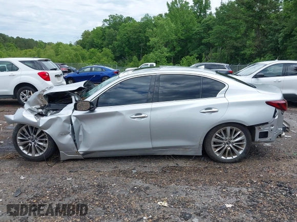 2019 Infiniti Q50 Luxe z VIN JN1EV7AP6KM512713, wystawiony jako IAAI lot #42151445 z przebiegiem Nie podano mil oraz . Historia ofert i sprzedaży dostępna na DreamBid. Obrazek 14.