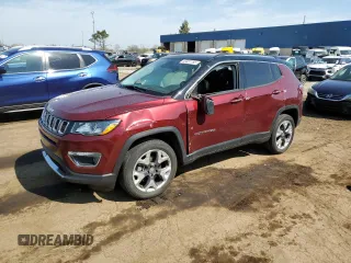 2021 Jeep Compass Limited z VIN 3C4NJDCBXMT550449, wystawiony jako Copart lot #53431785 z przebiegiem 43 151 mil mil oraz Czysty tytuł • Clean title. Historia ofert i sprzedaży dostępna na DreamBid. Obrazek 1.