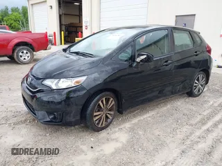 2015 Honda Fit EX-L z VIN 3HGGK5H8XFM733048, wystawiony jako IAAI lot #42267517 z przebiegiem Nie podano mil oraz . Historia ofert i sprzedaży dostępna na DreamBid. Obrazek 2.