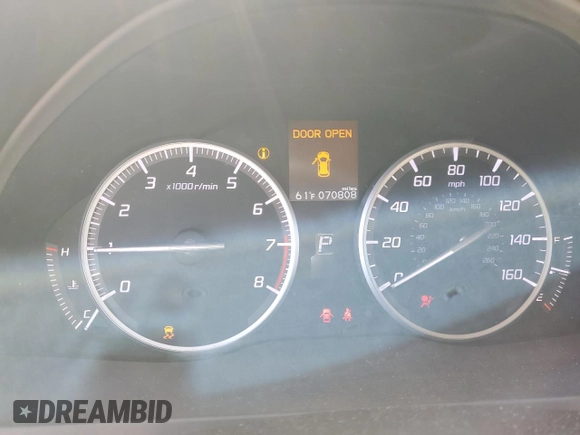 2018 Acura RDX with VIN 5J8TB4H34JL001750, listed as a Copart auction lot 48552315 with 70,808 mi miles and Salvage Title. Bid and sale history available at DreamBid. Image 9.