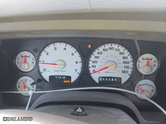 2003 Dodge Ram 1500 ST with VIN 1D7HU18Z63S212898, listed as a IAAI auction lot 41657448 with 97,212 mi miles. Bid and sale history available at carsss.com. Image 7.