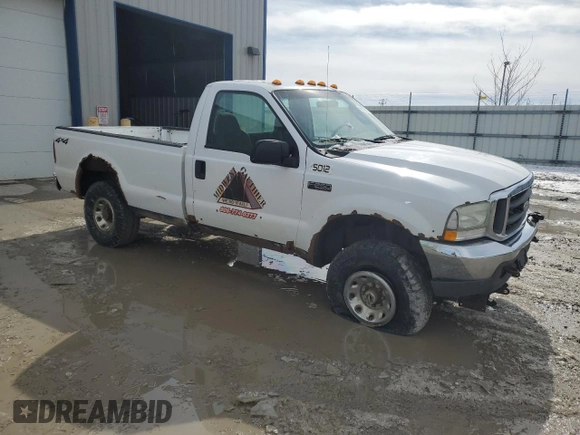 2004 Ford F-250 XL с VIN 1FTNF21L94EC06130, выставлен на аукционе Copart как лот 46876595 с пробегом 291 066 миль миль и На запчасти • Non repairable. История ставок и продаж доступна на DreamBid. Изображение 4.