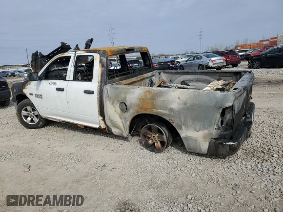 2014 Ram 1500 Tradesman with VIN 1C6RR7FT7ES171080, listed as a Copart auction lot 47291065 with 0 mi miles and Non Repairable. Bid and sale history available at carsss.com. Image 2.