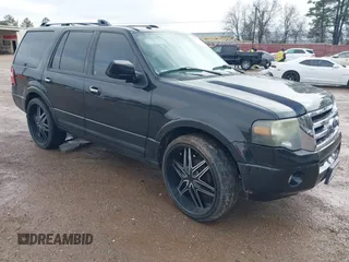 2011 Ford Expedition Limited with VIN 1FMJU1K51BEF29725, listed as a IAAI auction lot 41571667 with 182,572 mi miles. Bid and sale history available at carsss.com. Image 1.
