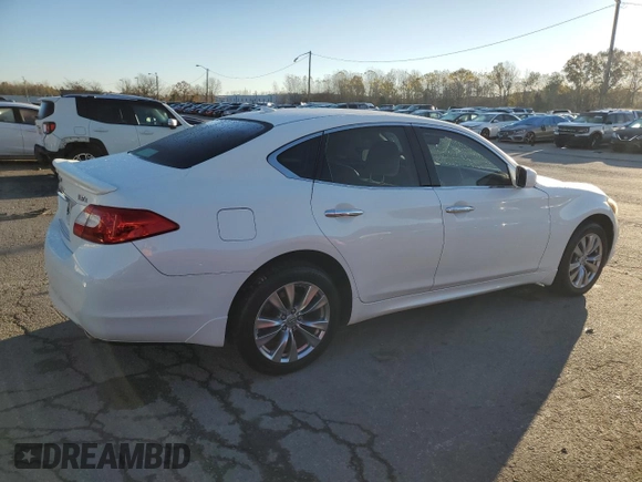 2012 Infiniti M with VIN JN1BY1AR3CM395120, listed as a Copart auction lot 78473494 with 126,159 mi miles and Salvage Title. Bid and sale history available at carsss.com. Image 3.
