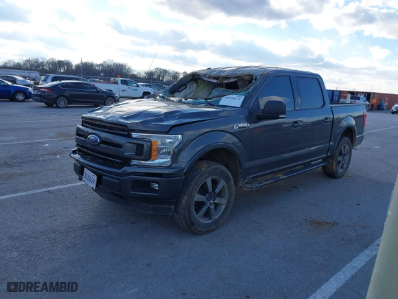 2018 Ford F-150 XL with VIN 1FTEW1EP3JKC92068, listed as a IAAI auction lot 41050274 with 190,478 mi miles. Bid and sale history available at carsss.com. Image 17.