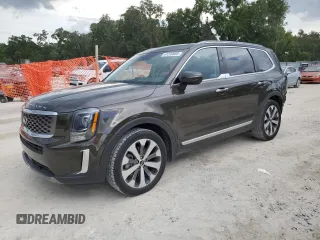 2021 Kia Telluride S with VIN 5XYP6DHC1MG103950, listed as a Copart auction lot 61249905 with 148,545 mi miles and Salvage title. Bid and sale history available at DreamBid. Image 1.