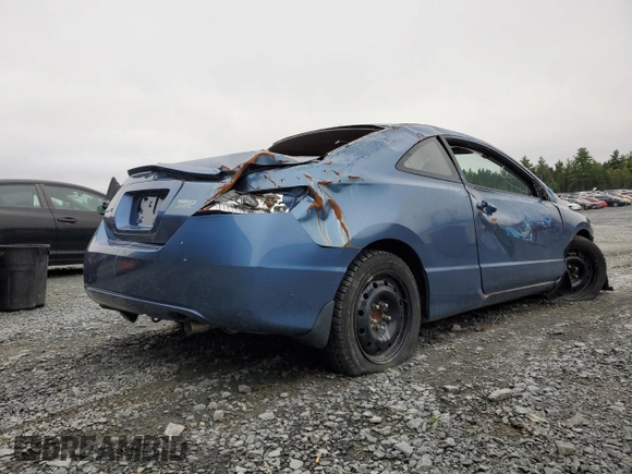 2008 Honda Civic Cpe LX with VIN 2HGFG12618H014401, listed as a Copart auction lot 71150251 with 0 mi miles and Non Repairable. Bid and sale history available at carsss.com. Image 4.