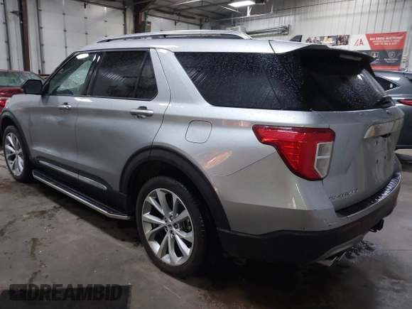 2021 Ford Explorer Platinum z VIN 1FM5K8HC1MGA46314, wystawiony jako IAAI lot #42310141 z przebiegiem Nie podano mil oraz . Historia ofert i sprzedaży dostępna na DreamBid. Obrazek 3.