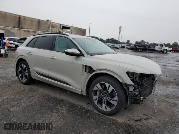 2022 Audi e-tron Premium with VIN WA1AAAGE2NB014223, listed as a Copart auction lot 62382173 with 44,146 mi miles. Bid and sale history available at carsss.com. Image 4.