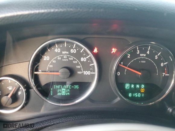 2014 Jeep Wrangler Unlimited Sahara with VIN 1C4BJWEG1EL122709, listed as a Copart auction lot 81367824 with 81,501 mi miles and Salvage Title. Bid and sale history available at carsss.com. Image 9.