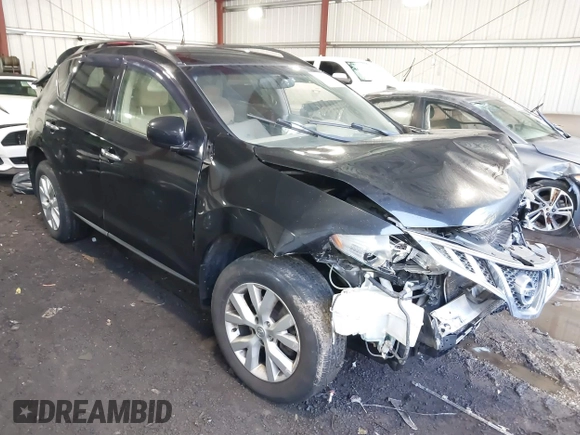 2014 Nissan Murano S with VIN JN8AZ1MW3EW510088, listed as a IAAI auction lot 41526893 with 193,364 mi miles and . Bid and sale history available at DreamBid. Image 1.