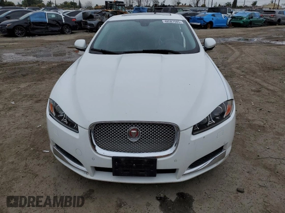 2015 Jaguar XF I4 T Premium with VIN SAJWA0FS1FPU72841, listed as a Copart auction lot 48587085 with 127,505 mi miles and Salvage Title. Bid and sale history available at carsss.com. Image 5.
