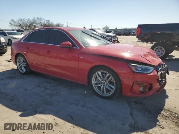 2023 Audi A4 S line Premium Plus z VIN WAUEAAF43PN002886, wystawiony jako Copart lot #48622645 z przebiegiem 37 752 mil mil oraz Szkoda całkowita • Salvage title. Historia ofert i sprzedaży dostępna na DreamBid. Obrazek 4.