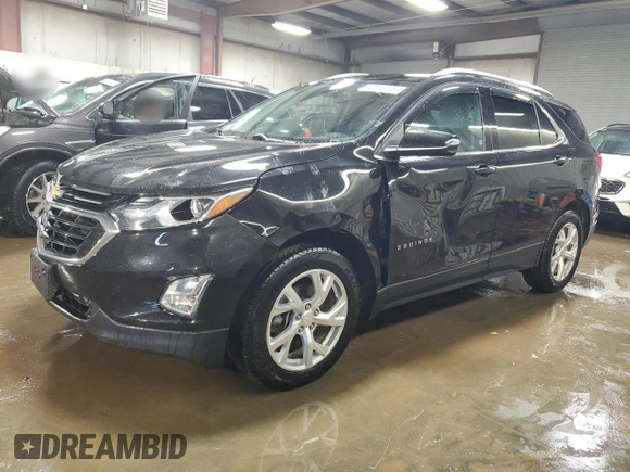 2018 Chevrolet Equinox LT with VIN 2GNAXTEX4J6267455, listed as a Copart auction lot 50016125 with 77,500 mi miles and Salvage Title. Bid and sale history available at carsss.com. Image 1.