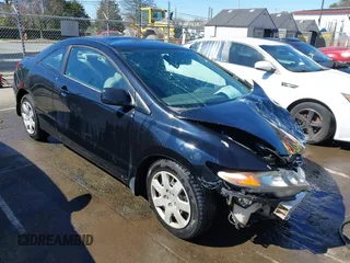 2008 Honda Civic Cpe LX with VIN 2HGFG12638H507836, listed as a IAAI auction lot 41811093 with 1 mi miles. Bid and sale history available at carsss.com. Image 1.