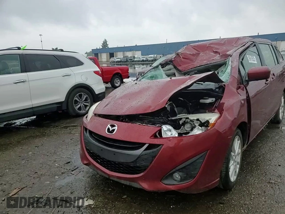 2012 Mazda 5 Touring with VIN JM1CW2CL1C0139300, listed as a Copart auction lot 59616525 with Not provided miles and Salvage title. Bid and sale history available at DreamBid. Image 13.
