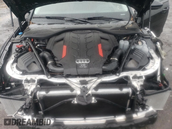 2022 Audi S8 с VIN WAULSAF89NN007255, выставлен на аукционе Copart как лот 57654725 с пробегом 14 904 миль миль и Списание • Salvage title. История ставок и продаж доступна на DreamBid. Изображение 11.
