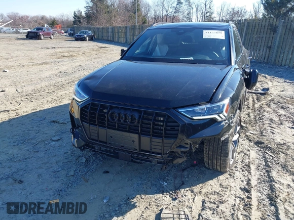2024 Audi Q3 S line Premium with VIN WA1DECF35R1049699, listed as a IAAI auction lot 41177879 with 15,852 mi miles. Bid and sale history available at carsss.com. Image 6.