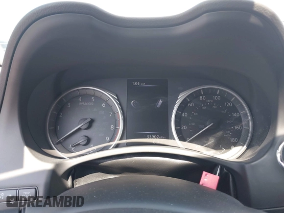 2019 Infiniti Q50 Luxe z VIN JN1EV7AP3KM510305, wystawiony jako IAAI lot #42225255 z przebiegiem 33 902 mil mil oraz . Historia ofert i sprzedaży dostępna na DreamBid. Obrazek 7.