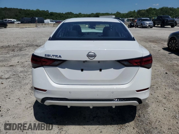 2025 Nissan Sentra S with VIN 3N1AB8BV1SY230678, listed as a Copart auction lot 58094955 with 11,700 mi miles and Salvage title. Bid and sale history available at DreamBid. Image 6.