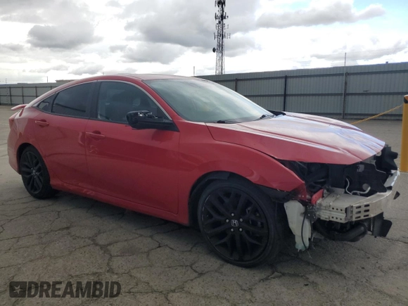 2020 Honda Civic Si z VIN 2HGFC1E54LH700973, wystawiony jako Copart lot #48518285 z przebiegiem 61 421 mil mil oraz Szkoda całkowita • Salvage title. Historia ofert i sprzedaży dostępna na DreamBid. Obrazek 4.