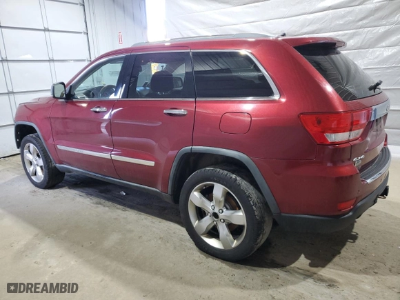 2012 Jeep Grand Cherokee Overland with VIN 1C4RJFCT8CC171384, listed as a Copart auction lot 48164355 with 213,848 mi miles and Salvage Title. Bid and sale history available at carsss.com. Image 2.