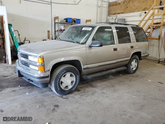 1999 Chevrolet Tahoe Z71 with VIN 1GNEK13R0XJ514524, listed as a Copart auction lot 75630694 with 177,027 mi miles and Clean Title. Bid and sale history available at carsss.com. Image 1.
