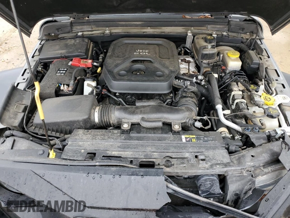 2018 Jeep Wrangler Unlimited Sport S with VIN 1C4HJXDN7JW264071, listed as a Copart auction lot 43575135 with 96,371 mi miles and Clean title. Bid and sale history available at DreamBid. Image 12.