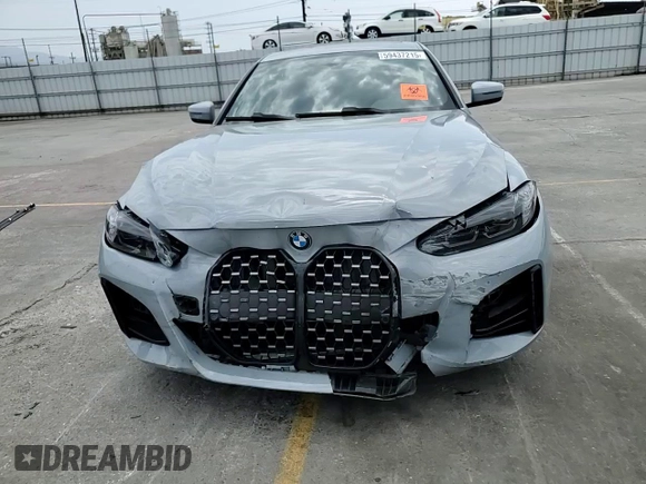 2022 BMW 4 Series 430i with VIN WBA63AV00NFM54895, listed as a Copart auction lot 59437215 with Not provided miles and Salvage title. Bid and sale history available at DreamBid. Image 13.