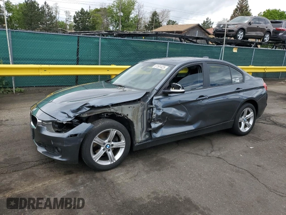 2015 BMW 3 Series 320i xDrive with VIN WBA3C3G58FNS73929, listed as a Copart auction lot 57591425 with 83,654 mi miles and Salvage title. Bid and sale history available at DreamBid. Image 1.