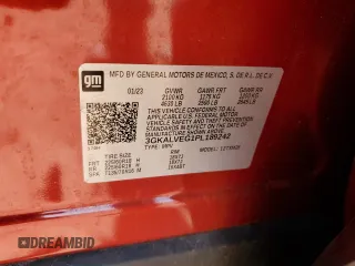 2023 GMC Terrain SLT z VIN 3GKALVEG1PL189242, wystawiony jako Copart lot #61286455 z przebiegiem 36 365 mil mil oraz Szkoda całkowita • Salvage title. Historia ofert i sprzedaży dostępna na DreamBid. Obrazek 14.