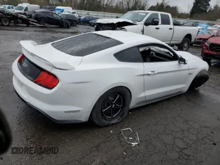 2019 Ford Mustang GT with VIN 1FA6P8CF4K5104152, listed as a Copart auction lot 49410255 with 30,809 mi miles and Salvage Title. Bid and sale history available at carsss.com. Image 3.