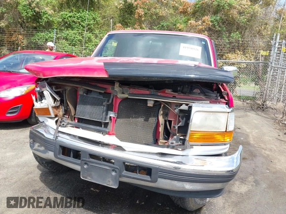 1996 Ford F-150 with VIN 1FTEF14H3TLA99183, listed as a IAAI auction lot 41958926 with 223,150 mi miles. Bid and sale history available at carsss.com. Image 6.