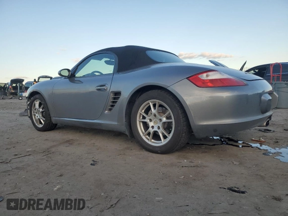 2005 Porsche Boxster с VIN WP0CA298X5U712093, выставлен на аукционе Copart как лот 82109144 с пробегом 138 144 миль миль и Списание • Salvage title. История ставок и продаж доступна на DreamBid. Изображение 2.
