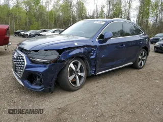 2023 Audi Q5 Sportback S line Premium with VIN WA14AAFY5P2127823, listed as a Copart auction lot 52159404 with 17,094 mi miles and Salvage title. Bid and sale history available at DreamBid. Image 1.