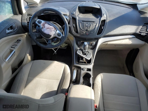2015 Ford C-Max Hybrid SE with VIN 1FADP5AU7FL121486, listed as a Copart auction lot 46339585 with 0 mi miles and Salvage Title. Bid and sale history available at carsss.com. Image 8.