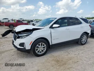 2023 Chevrolet Equinox LT with VIN 3GNAXUEG0PL129454, listed as a Copart auction lot 61838175 with 79,041 mi miles and Salvage title. Bid and sale history available at DreamBid. Image 1.