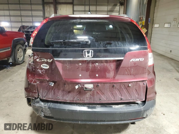 2013 Honda CR-V EX-L with VIN 5J6RM4H74DL052377, listed as a Copart auction lot 48051335 with 143,229 mi miles and Salvage Title. Bid and sale history available at carsss.com. Image 6.