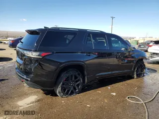 2021 Chevrolet Traverse Premier with VIN 1GNEVKKW0MJ197845, listed as a Copart auction lot 89196715 with 91,392 mi miles and Salvage Title. Bid and sale history available at carsss.com. Image 3.