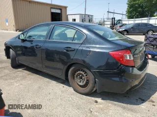 2012 Honda Civic LX z VIN 19XFB2F50CE051626, wystawiony jako Copart lot #59477235 z przebiegiem 126 225 mil mil oraz Szkoda całkowita • Salvage title. Historia ofert i sprzedaży dostępna na DreamBid. Obrazek 2.