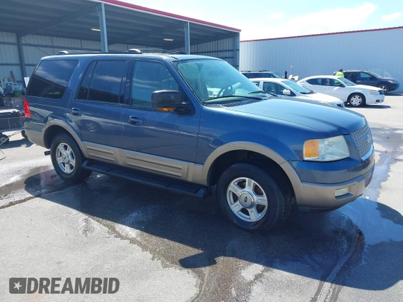2003 Ford Expedition Eddie Bauer with VIN 1FMFU17L83LB41353, listed as a IAAI auction lot 41799881 with 252,964 mi miles. Bid and sale history available at carsss.com. Image 1.