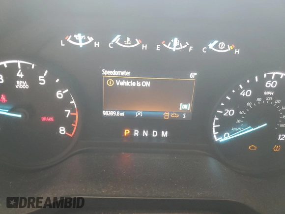 2022 Ford F-150 XL with VIN 1FTMF1CB2NKD00413, listed as a Copart auction lot 47344315 with 98,289 mi miles and Salvage Title. Bid and sale history available at carsss.com. Image 9.