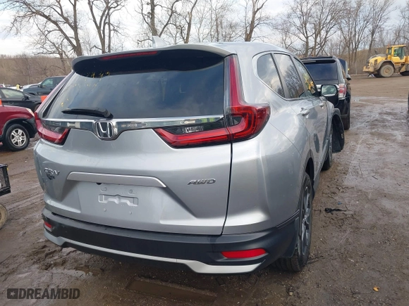 2022 Honda CR-V EX-L with VIN 7FARW2H82NE002650, listed as a IAAI auction lot 41657585 with 18,866 mi miles. Bid and sale history available at carsss.com. Image 4.