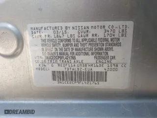 2015 Nissan Versa Note S with VIN 3N1CE2CP9FL421765, listed as a IAAI auction lot 41503191 with 157,474 mi miles. Bid and sale history available at carsss.com. Image 9.