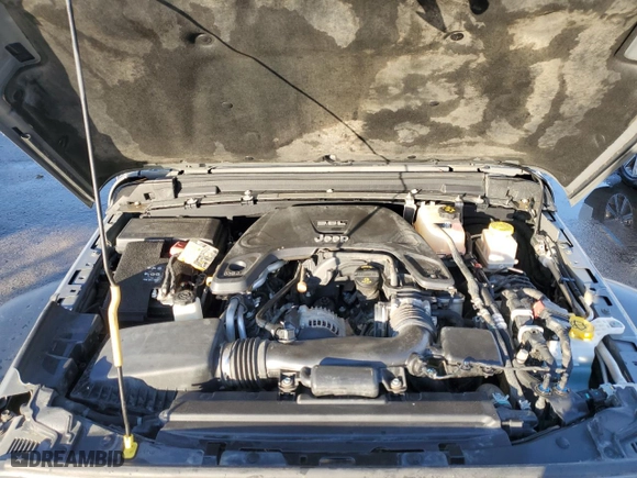 2021 Jeep Gladiator Sport S with VIN 1C6JJTAG6ML599190, listed as a Copart auction lot 42735405 with 80,428 mi miles and Salvage Title. Bid and sale history available at carsss.com. Image 11.