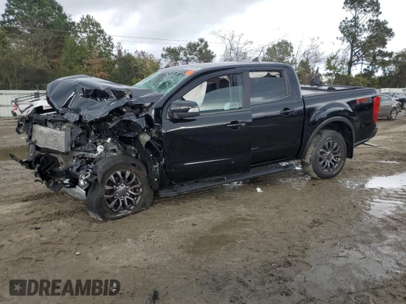 2021 Ford Ranger XL with VIN 1FTER4FH2MLD45115, listed as a Copart auction lot 80645854 with 0 mi miles and Salvage Title. Bid and sale history available at carsss.com. Image 1.