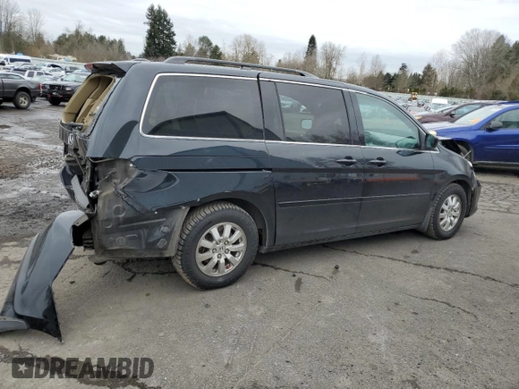 2008 Honda Odyssey EX-L with VIN 5FNRL38638B071778, listed as a Copart auction lot 45528425 with 189,798 mi miles and Salvage Title. Bid and sale history available at carsss.com. Image 3.