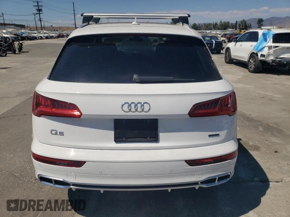 2020 Audi Q5 Premium with VIN WA1G2AFYXL2049169, listed as a Copart auction lot 70630444 with 78,968 mi miles and Salvage Title. Bid and sale history available at carsss.com. Image 6.